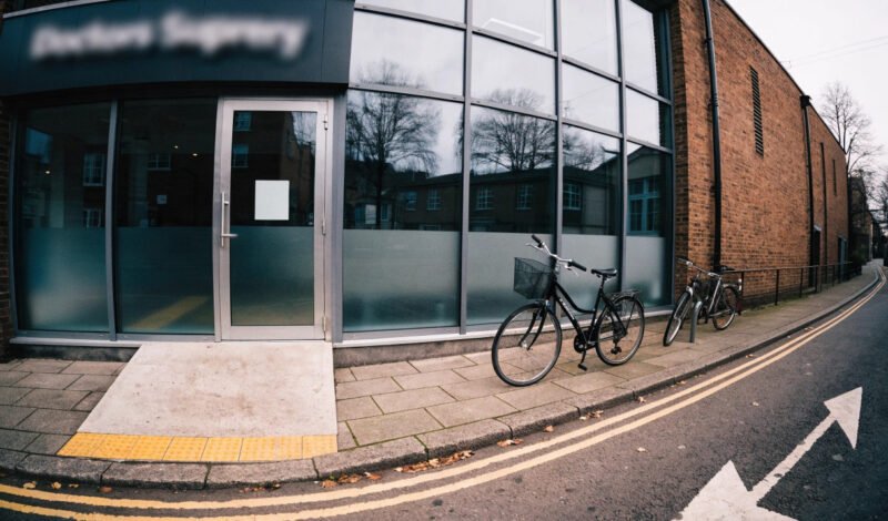 exterior of a modern gp surgery building showing the type of leased premises covered by nhs premises rules