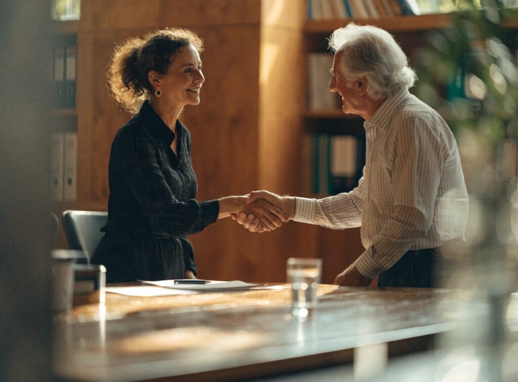 gp and solicitor concluding a deed of retirement agreement