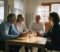 gp partners interviewing a prospective new partner in a surgery meeting room gp partners interviewing a prospective new partner in a surgery meeting room