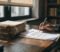 solicitor reviewing an outdated gp partnership deed alongside a proposed updated version solicitor reviewing an outdated gp partnership deed alongside a proposed updated version