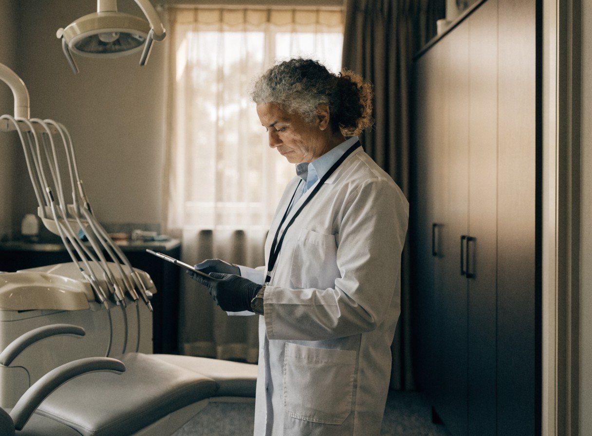 An NHS dentist continuing clinical work after taking 24 hour retirement
