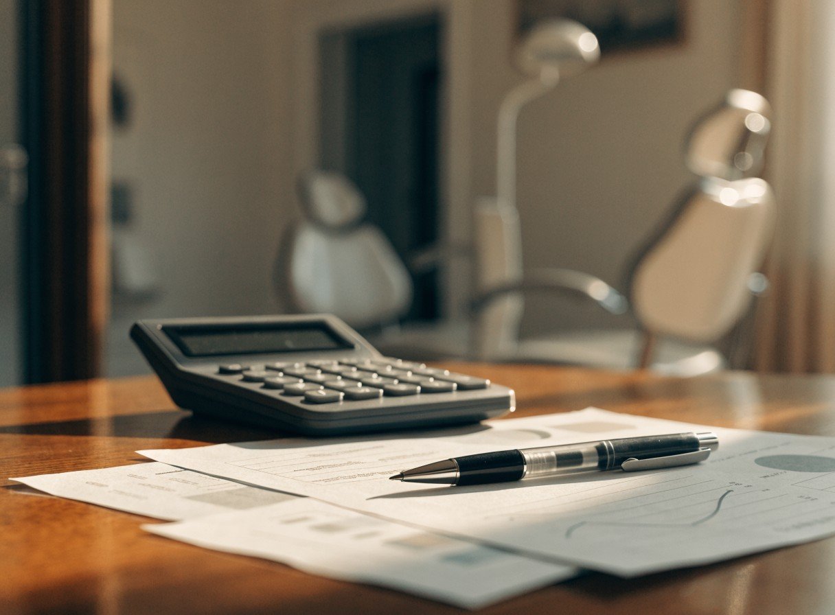Financial planning documents relevant to incorporating a dental practice